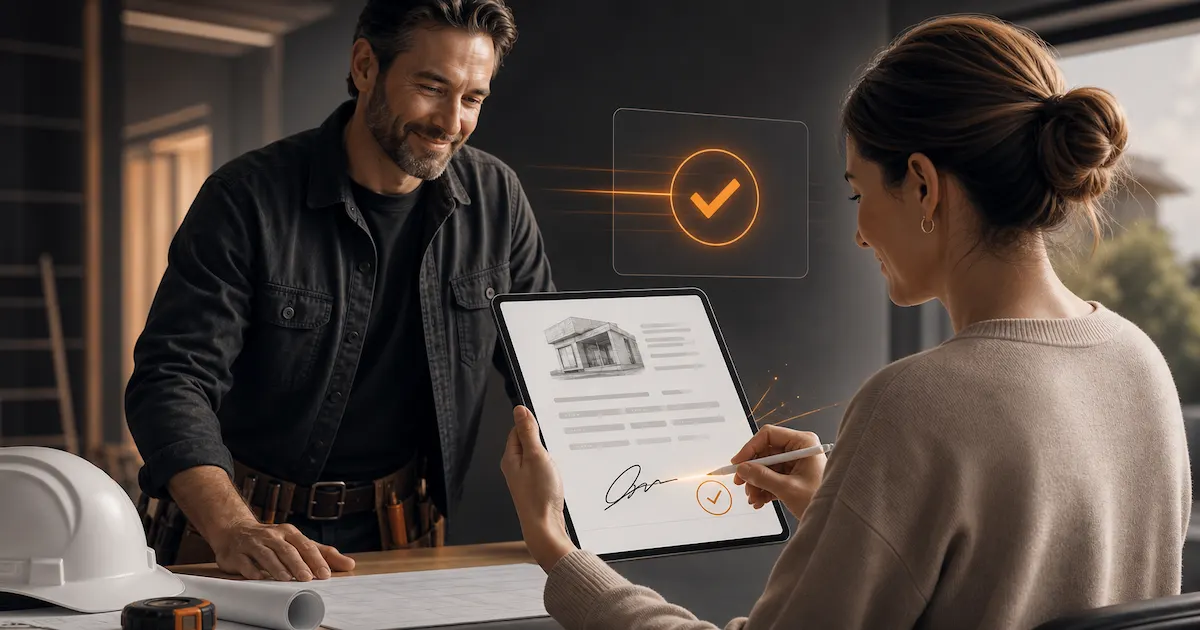 Presupix blog article about digital signatures for construction estimates