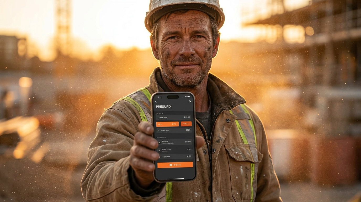 Presupix móvil para autónomos de la construcción