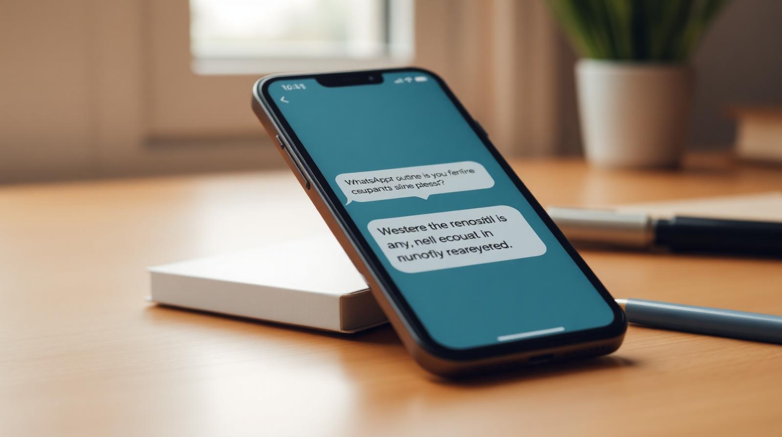 Conversación de WhatsApp con un cliente esperando presupuesto de reforma